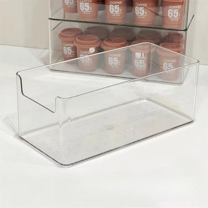 Multifunctional Transparent Storage Box – Durable Desk, Medicine & Home Organizer
