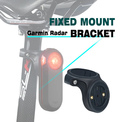 CYCLAMI Bicycle Lamp Mount — Bike Seatpost Bracket & Taillight Holder for Garmin Varia Radar RVR315, RTL510/515/500
