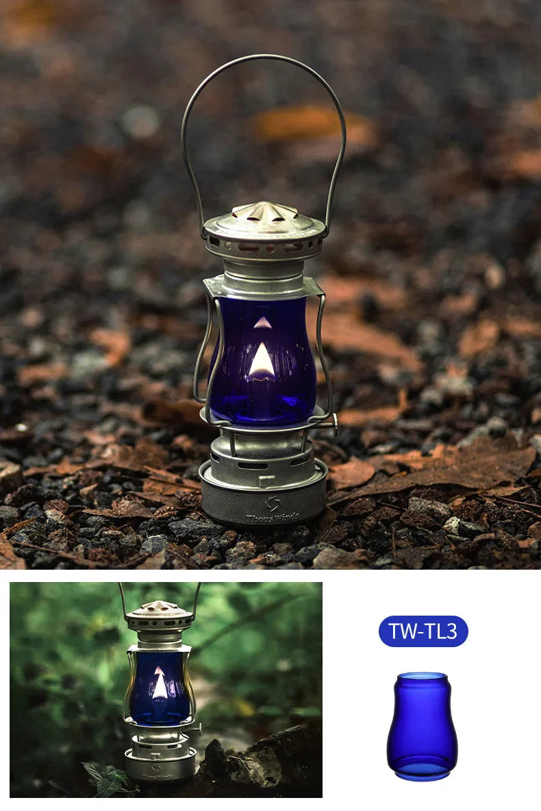 ThousWinds Twilight Kerosene Camping Lantern – Portable Retro Oil Lamp for Outdoor Picnic and Backpacking