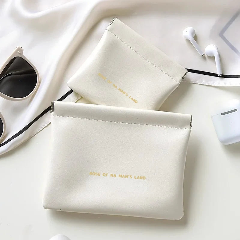 Keep Your Tech Tidy: Automatic Closure Data Cable Storage Bag - Ideal for Wired Earphones, Power Chargers, Mini Portable Digital Devices