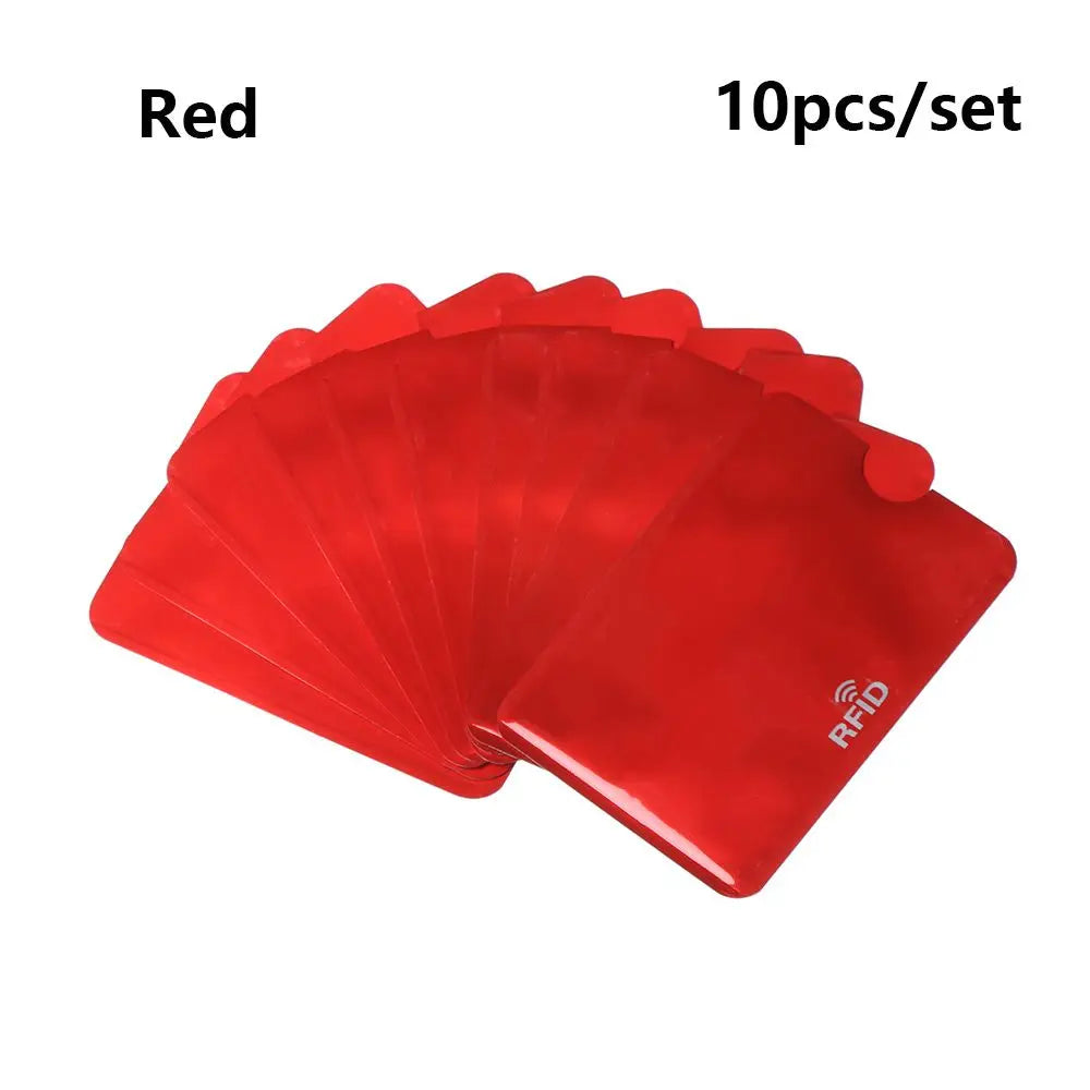 10PCS RFID Credit Card Protector Sleeves – Anti-Theft Blocking Skin Case Covers for Bank Cards, New Hot Sale