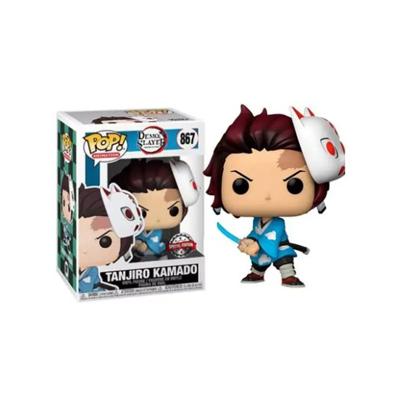 Demon Slayer Anime Figure Set – Kamado Tanjiro, Nezuko, Zenitsu & Inosuke Peripherals Toy Doll Birthday Gift