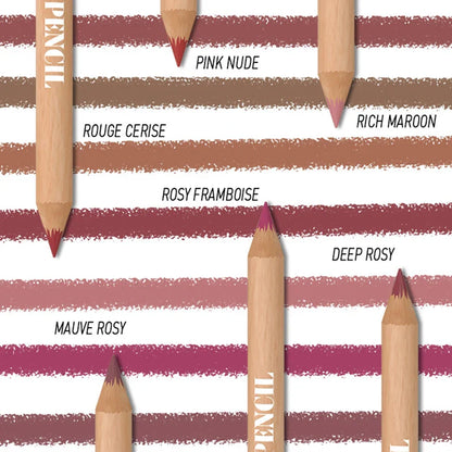Face Secret Artist Shape Sculpt Matte Lip Liner Pencil Set – Weightless, Precise & Soft Blendable Texture