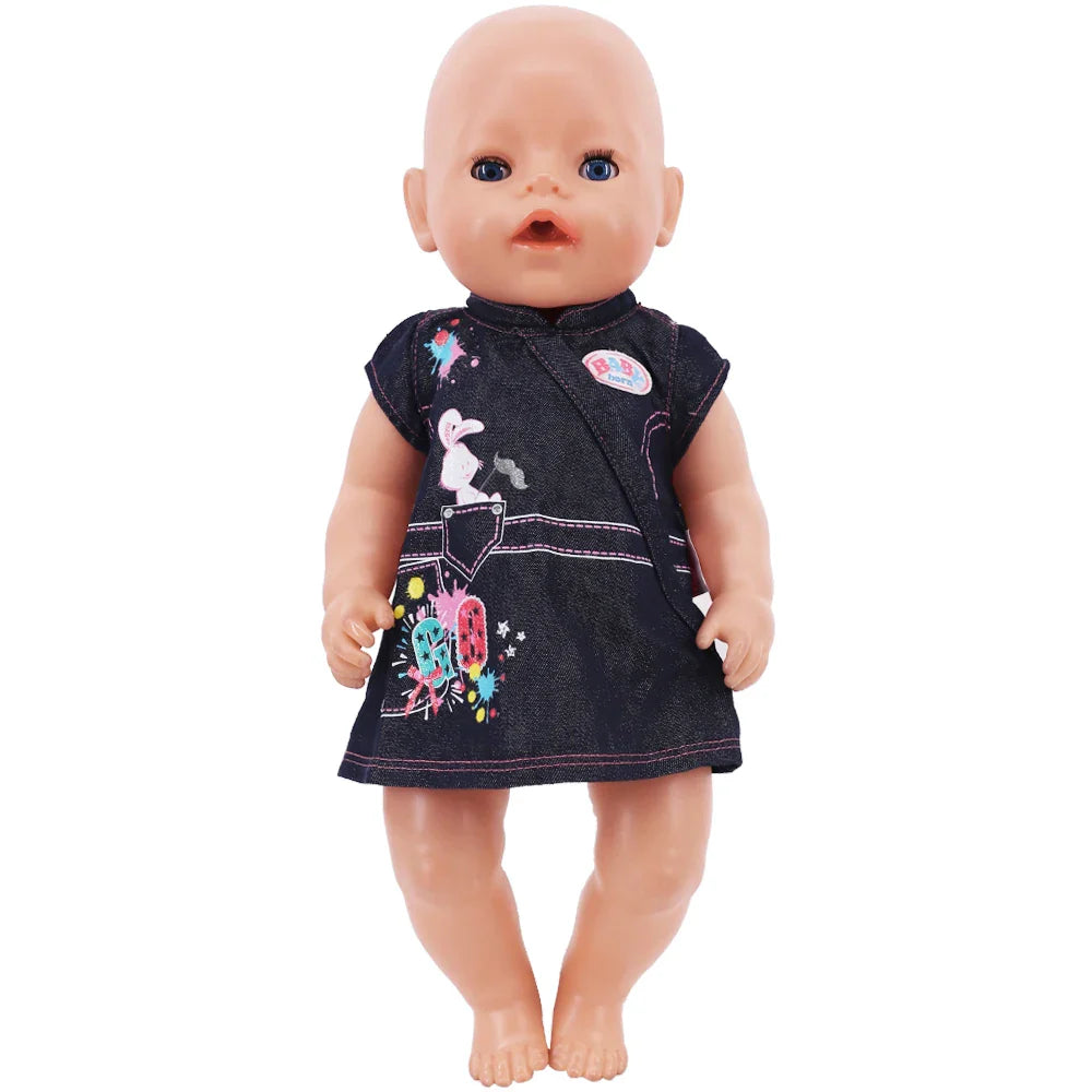 Official Doll Clothes & Accessories – Matching Style Outfits for 18-Inch American & 43cm Reborn Baby Dolls, Our Generation Girl Toys Gift