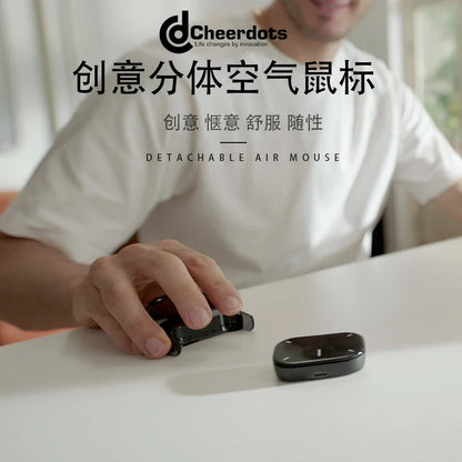 Cheerdots 2 Detachable Air Mouse – Wireless Touchpad, Laser AI Recording, ChatGPT Mobile Presenter & Remote Control