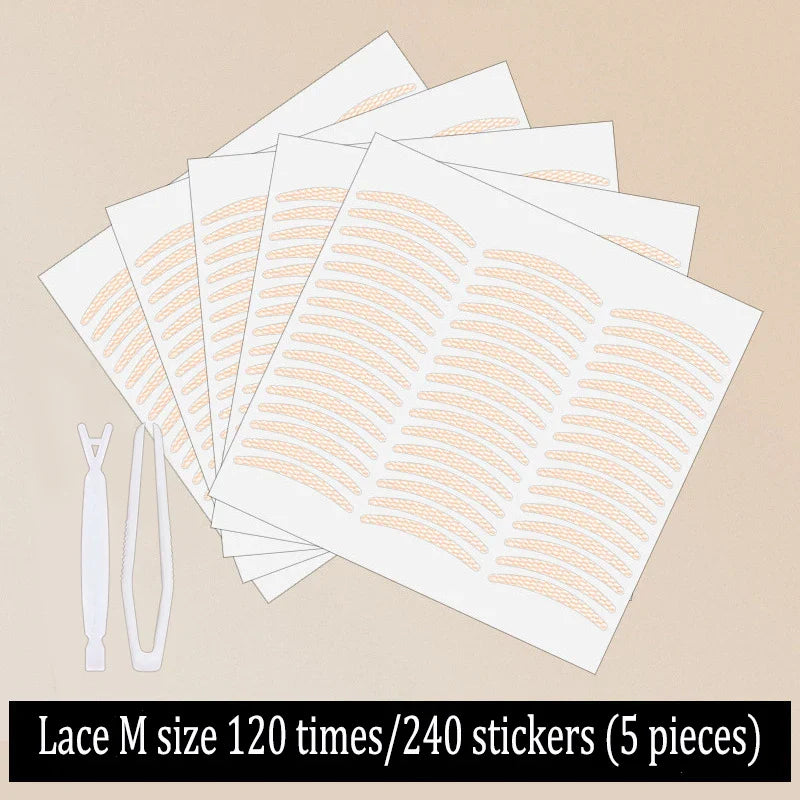 240PCS Invisible Eyelid Tape Stickers – Double Eyelid Lifting Patches for Drooping Eyelids MB310