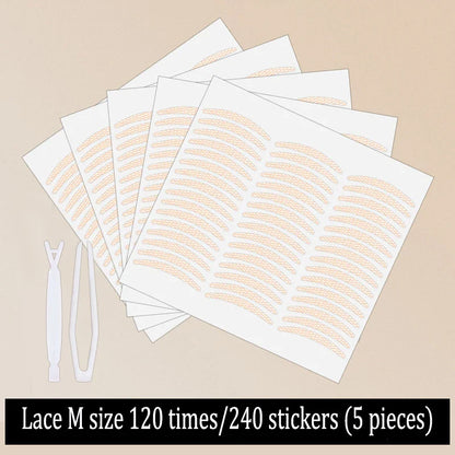 240PCS Invisible Eyelid Tape Stickers – Double Eyelid Lifting Patches for Drooping Eyelids MB310