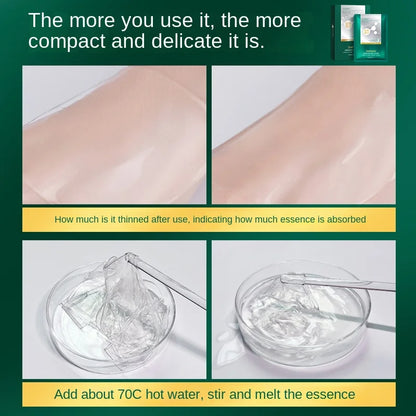 5pcs 30ml Seaweed Collagen Crystal Mask - Tiktok Hot Sale Replenishing Fruit Jelly Skin Care Masque