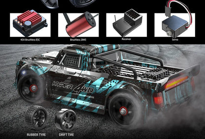 MJX 14301/14302/14303 1/14 RC Car — 55km/h Brushless HYPER GO 2.4G 4WD Off-Road High-Speed Remote Control Car Truck Hobby Toy