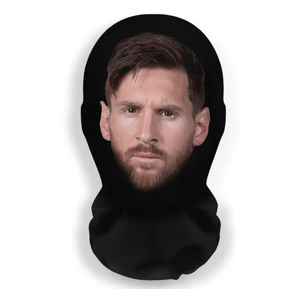 3D Printed Kanye Mask – Elastic Mesh Full Face Cosplay & Party Hood for Men & Women, Hip Hop Streetwear Balaclava