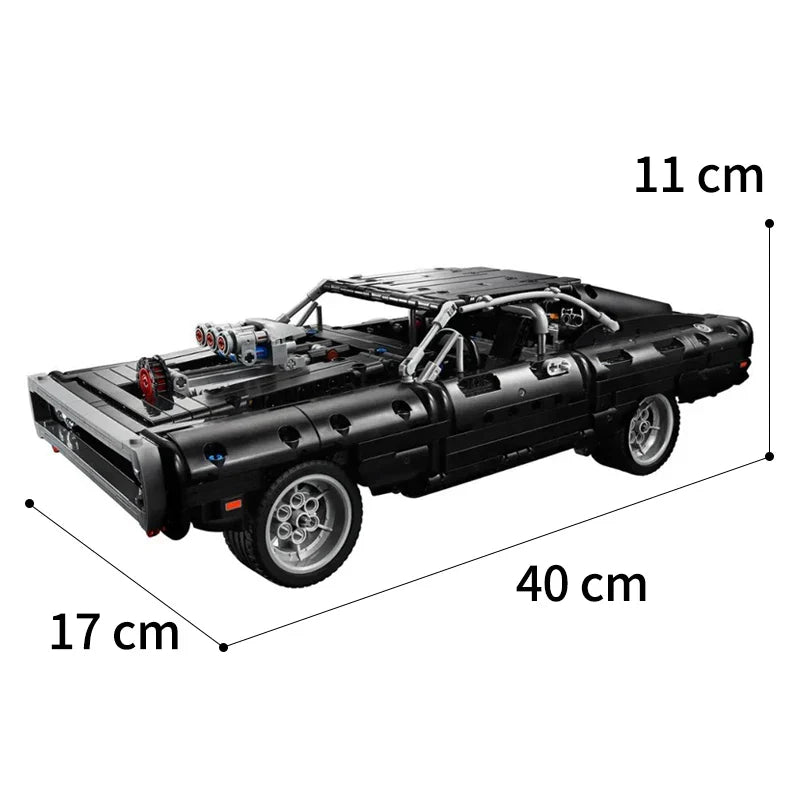 2024 New High Difficulty Racing Car Building Blocks – 1077PCS Model, Assemble Bricks for Kids Birthday & Christmas Gifts