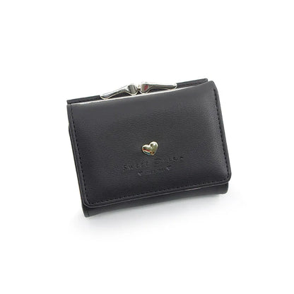 New Mini Short Women’s Wallet – High-Quality Luxury Coin Pocket, Card & Photo Holder, Cute Purse for Girls