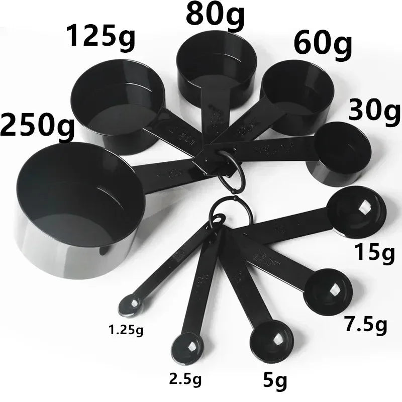 10PCS Measuring Spoons & Cups Set – Multipurpose Kitchen Cooking, Baking Tools for Cake, Flour & Food, Home Accessories