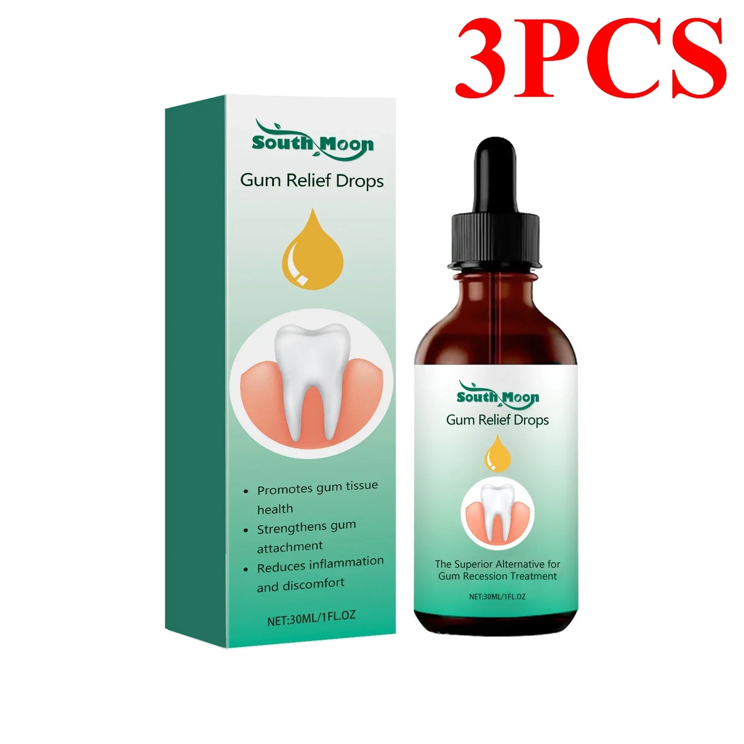Oral Care Gum Repair Drops – Remove Yellow Stains & Support Periodontal Health