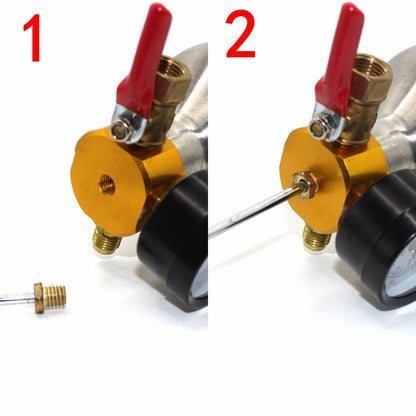 A/C System Flush Canister Gun Kit – R134a, R12, R22, R410a, R404a Air Conditioner Cleaner Set