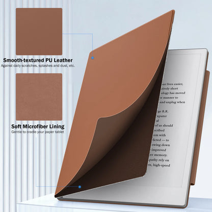 Ultra-Thin Magnetic Case for Remarkable 2 10.3" Tablet: Lightweight Smart Tablet Cover with Wide Pen Protective Clasp - 2020 Release
