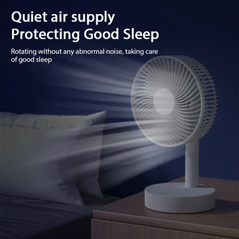 USB Small Electric Desktop Fan – Portable High-Wind Cooling Fan for Home, Dorm, and Office, Table Air Circulator and Air Cooler