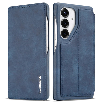 Ultra-Thin Leather Flip Case for Samsung Galaxy - Card Holder & Stand Cover for S26 Ultra, S26 Plus, S25 Ultra & S24 Ultra