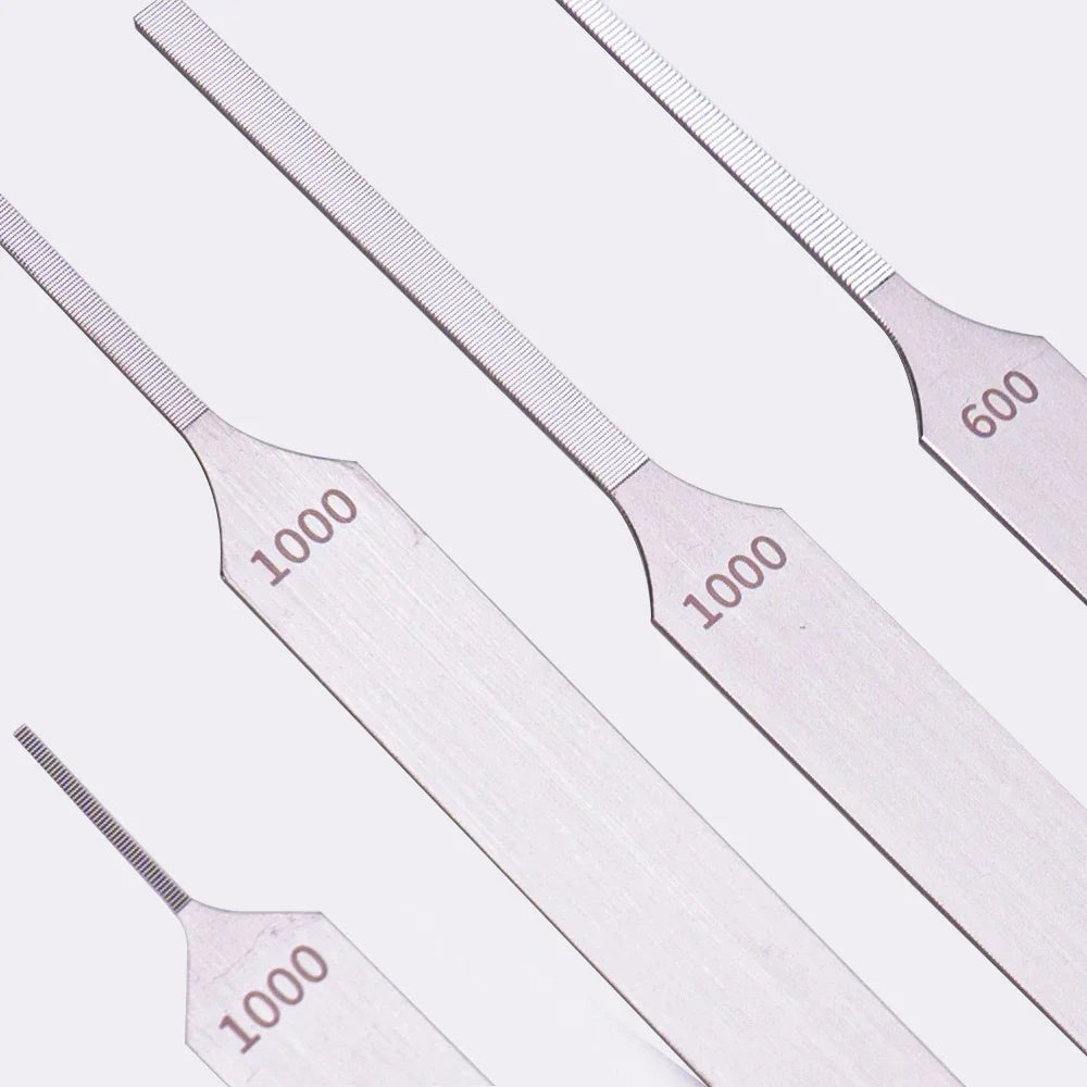 Double-Sided Model Sanding File – 1mm-3mm Narrow Nose for Deep Crevices and Small Model Parts