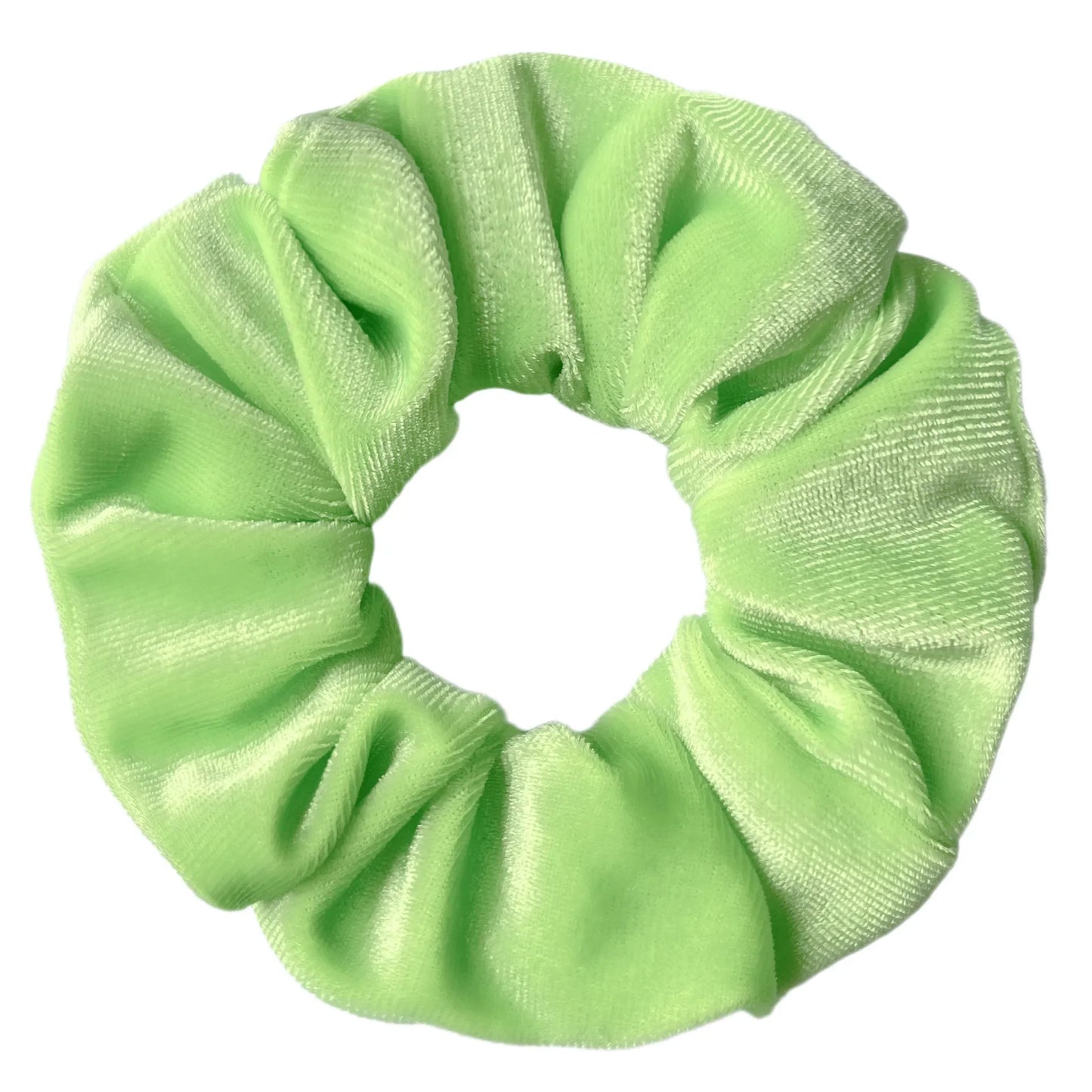 Vintage Velvet Hair Scrunchies for Women & Girls – Solid Color Ponytail Holder Elastic Hair Bands, Soft Fashion Hair Ties Accessories