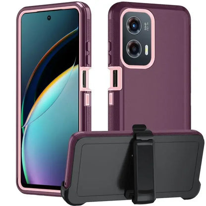 Ott Defender Series Case for Moto G – Anti-Drop Cover with Box & Clip for Stylus, Power, Play 4/5G (2023-2025), G04/24/13/23, E13/20/30/40