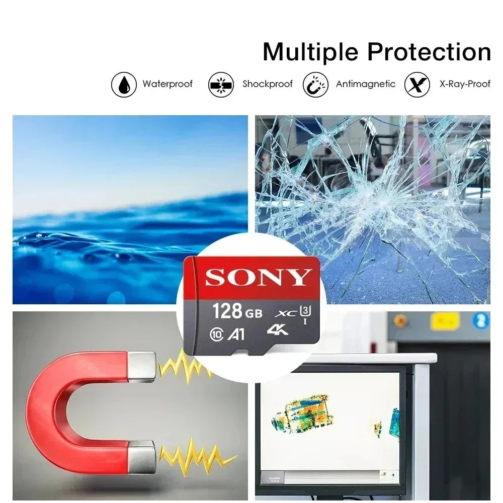 Sony TF High-Speed Micro SD Memory Card | 128GB–1TB A2 U3 V30 for Xiaomi & PC