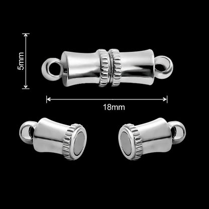 Magnetic Jewelry Clasps - Strong Buckle Connectors with Lobster Clasps for DIY Bracelets, Necklaces & Jewelry Making