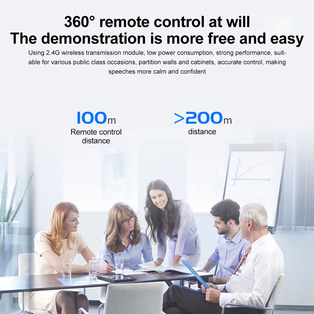 Whiteboard Remote Control Pen - PPT Page Turner and Multimedia Electronic Infrared Remote for Teachers and Presenters