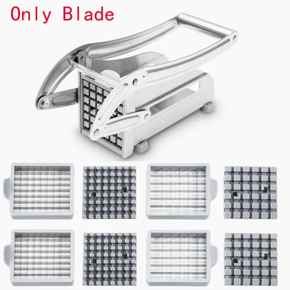 Multifunction Stainless Steel Manual Vegetable Cutter – Potato, Cucumber, and Fruit Slicing Machine