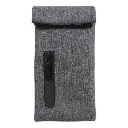 Pocket Size Smell Proof Tobacco Pouch – Carbon Lined Zipper Smoker Stash Bag for Secure Storage Accessories
