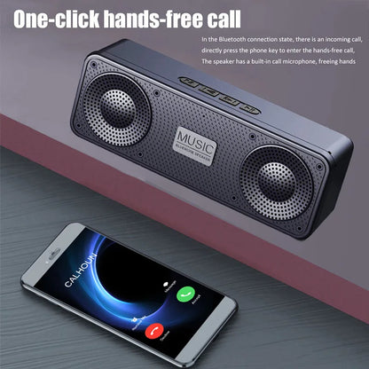 S18 Wireless Bluetooth Smart Speaker — Portable Subwoofer for Mobile, Computer, Outdoor Audio & Radio