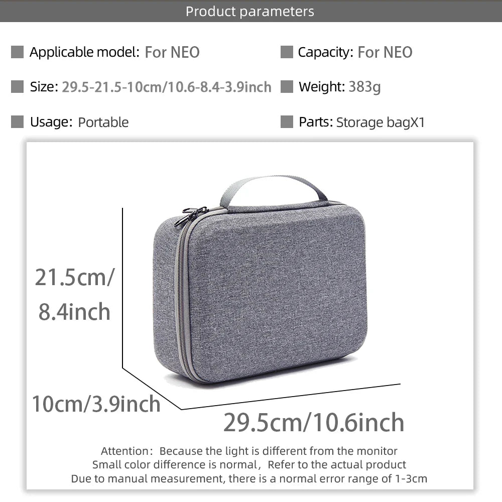 Storage Bag for DJI NEO Mini – Portable Handbag for Outdoor Travel, DJI RC N3 Controller & Drone Accessories
