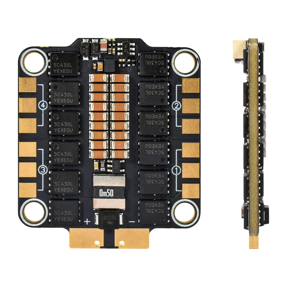 9IMOD F722 Flight Stack – F722 Flight Controller with 55A/60A ESC, 3-6S LiPo, ICM42688 Gyro for FPV Racing Drone