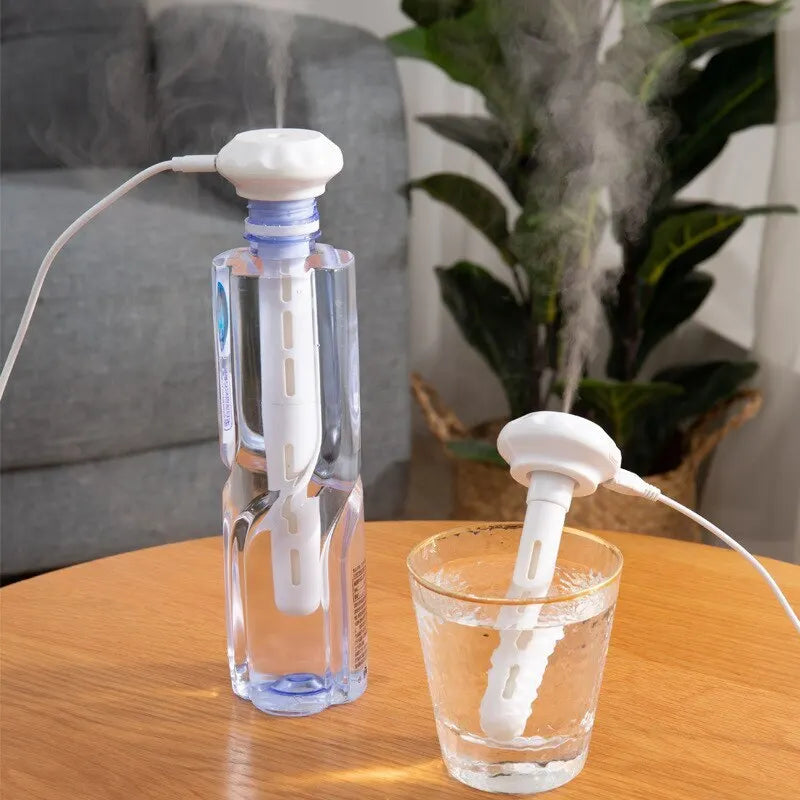USB Humidifier - Household Electric Nano Spray Water Replenisher for Bedroom, Living Room, Office Desktop, Small Portable