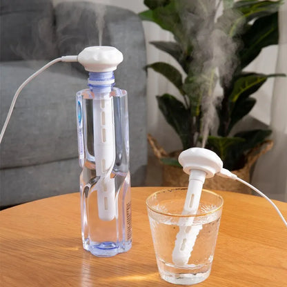USB Humidifier - Household Electric Nano Spray Water Replenisher for Bedroom, Living Room, Office Desktop, Small Portable