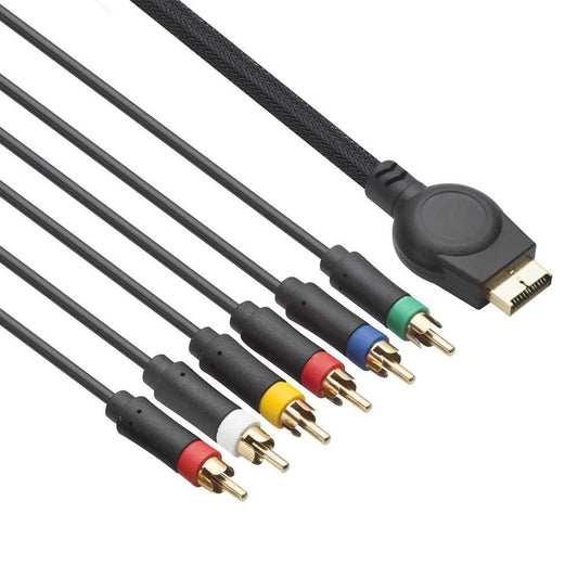 Sony PlayStation PS1/PS2/PS3 AV Cable 1.8M – Gold Plated YPbPr RCA Audio Video Cord for Game Console Connection