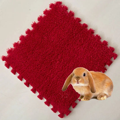 4/10PCS Waterproof Cage Liners – Anti-Slip Absorbent Bedding Mats for Rabbits, Guinea Pigs & Small Pets