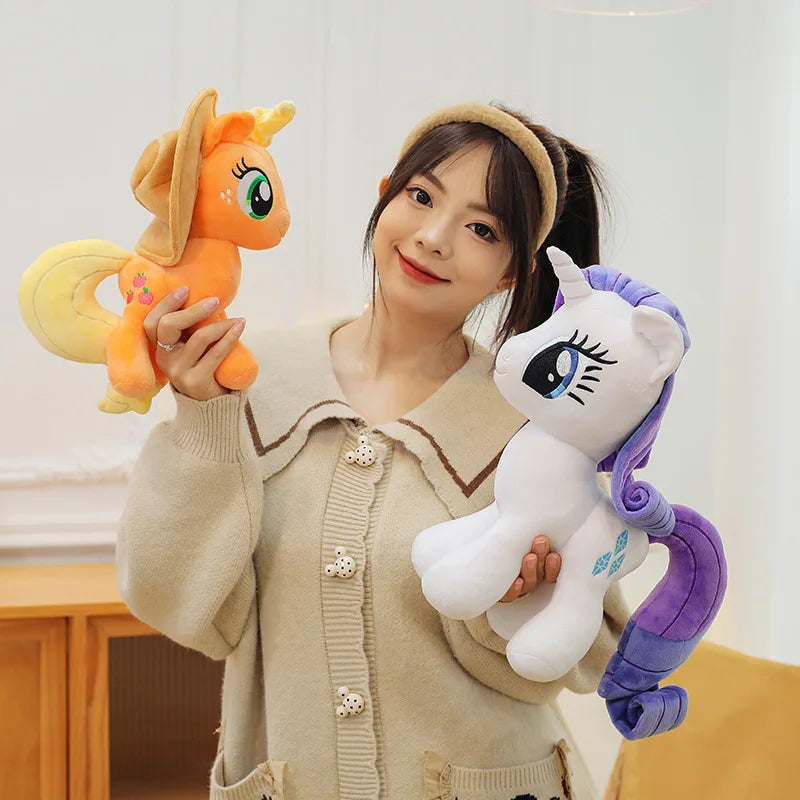 My Little Pony Rainbow Dash & Applejack 28cm Plush Toy – Soft Stuffed Animal Gift