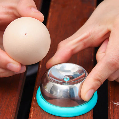 Stainless Steel Egg Piercer & Hole Puncher — Durable Kitchen Tool for Raw Eggs, Poaching & Baking