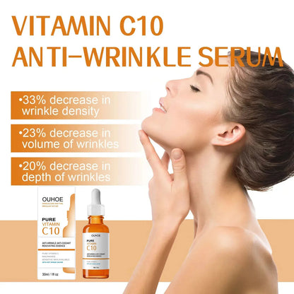 Vitamin C Wrinkle Remover Face Serum – Lifting, Firming & Anti-Aging Essence for Brightening & Nourishing Skin