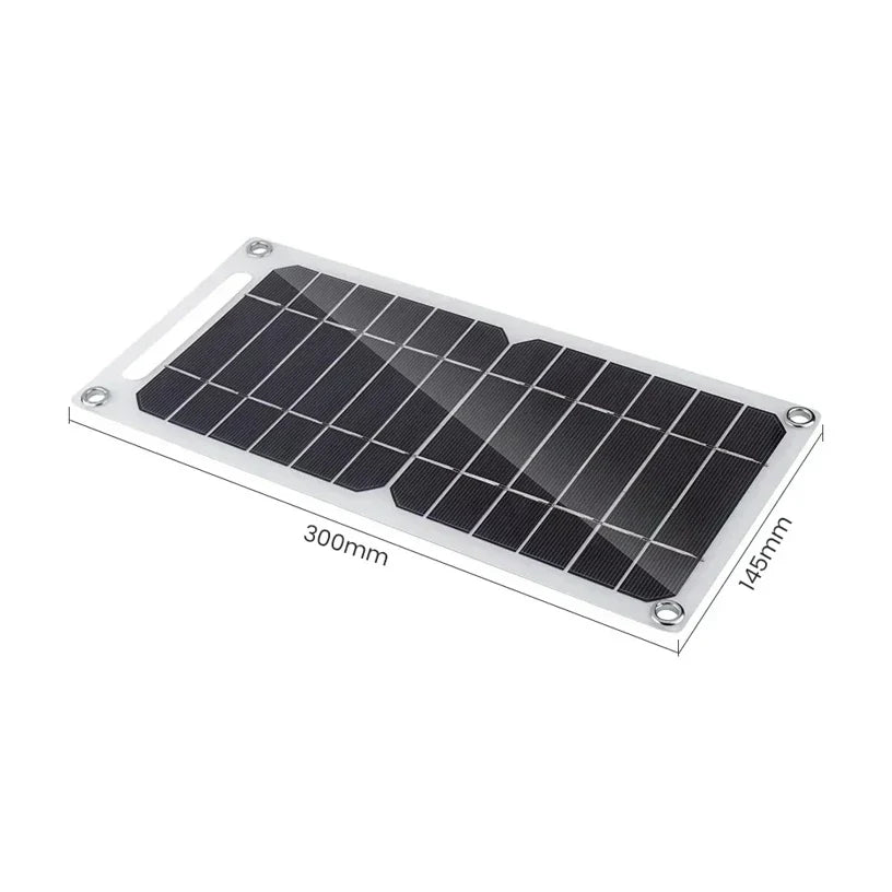 Solar Panel 1-14PCS – USB Waterproof Outdoor Charging Panel for Hiking, Camping & Mobile Phone Battery Bank