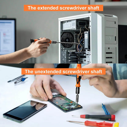 115-in-1 Precision Screwdriver Set - Multi-Bit Repair Tool Kit for iPhone Android Computer Watch and Electronics
