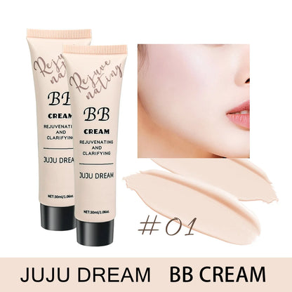 Moisturizing BB Cream Foundation – Oil Control, Long-Lasting Natural Coverage Makeup for Dry Skin with Lightweight Milk Texture