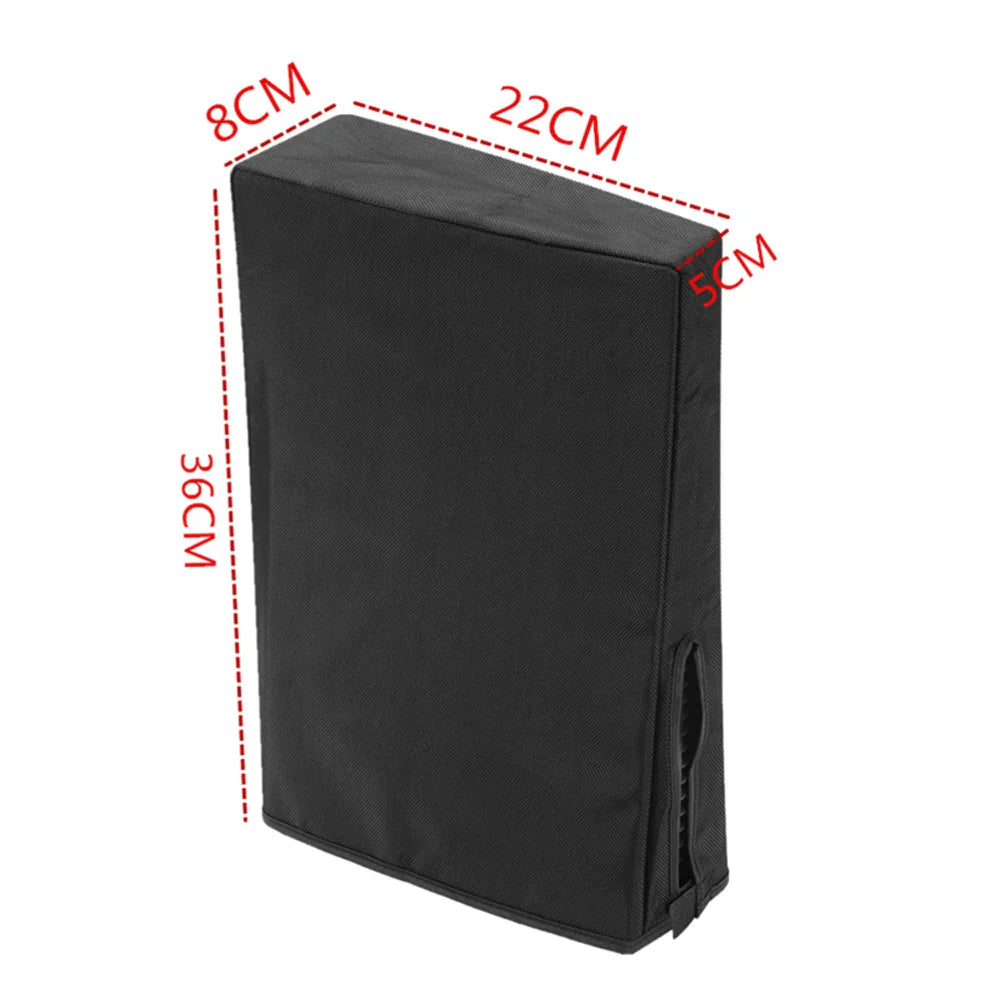 PS5 Slim Console Dust Cover – Waterproof Protective Sleeve for Vertical/Horizontal Use, Dust Proof Case for PlayStation 5 Slim