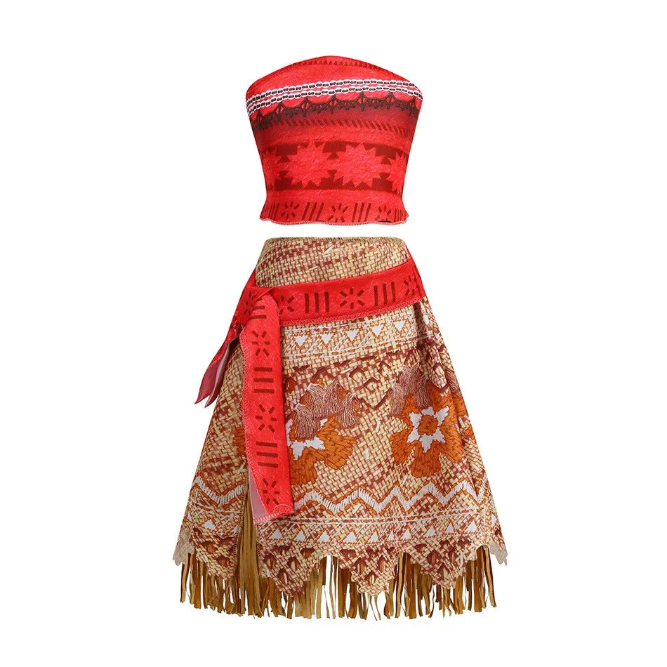 Moana Princess Costume Dress - Girls Carnival, Cosplay & Role Play Outfit
