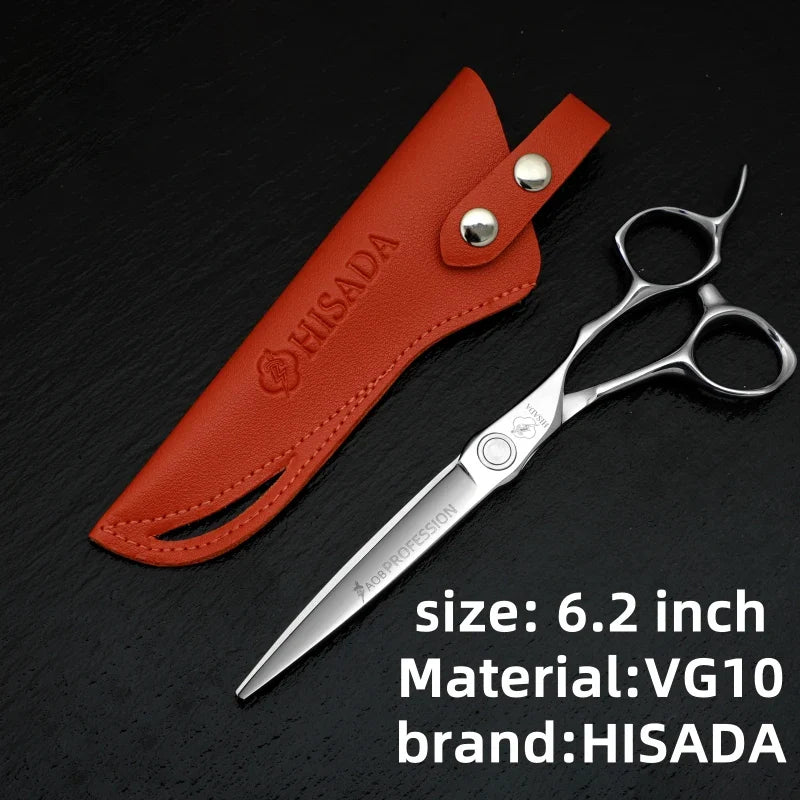 HISADA Professional Hairdressing Scissors – 6.0 Inch VG10 Barber Scissors for Salon Hair Cutting