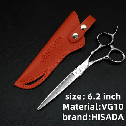 HISADA Professional Hairdressing Scissors – 6.0 Inch VG10 Barber Scissors for Salon Hair Cutting