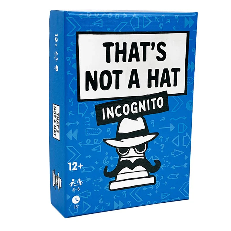 Unique That’s Not a Hat Party Game – English Tabletop Card Game for 3-8 Players, Fun Family & Friends Board Game