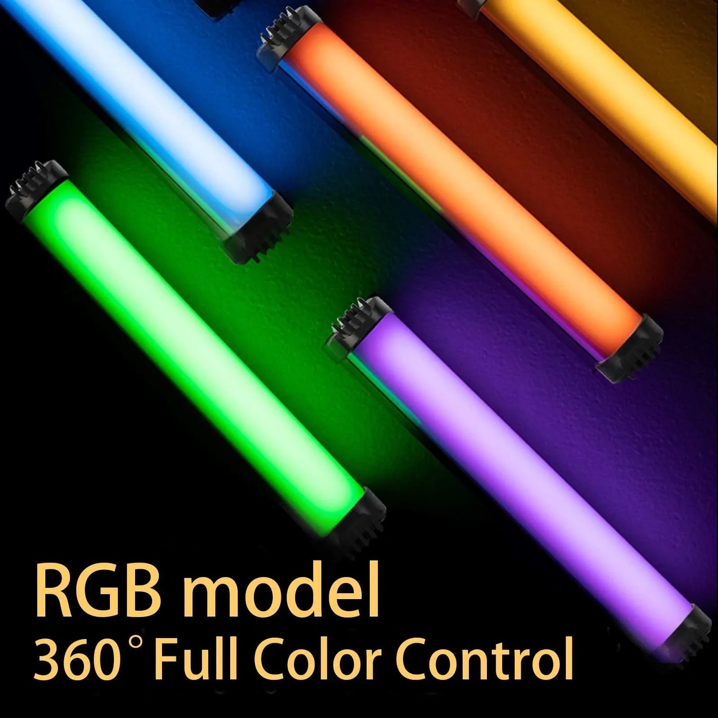 RGB Mini Handheld LED Light Stick - Magnetic Photography and Video Vlog Fill Lamp, 2700-7500K Adjustable Photographic Lighting Tube