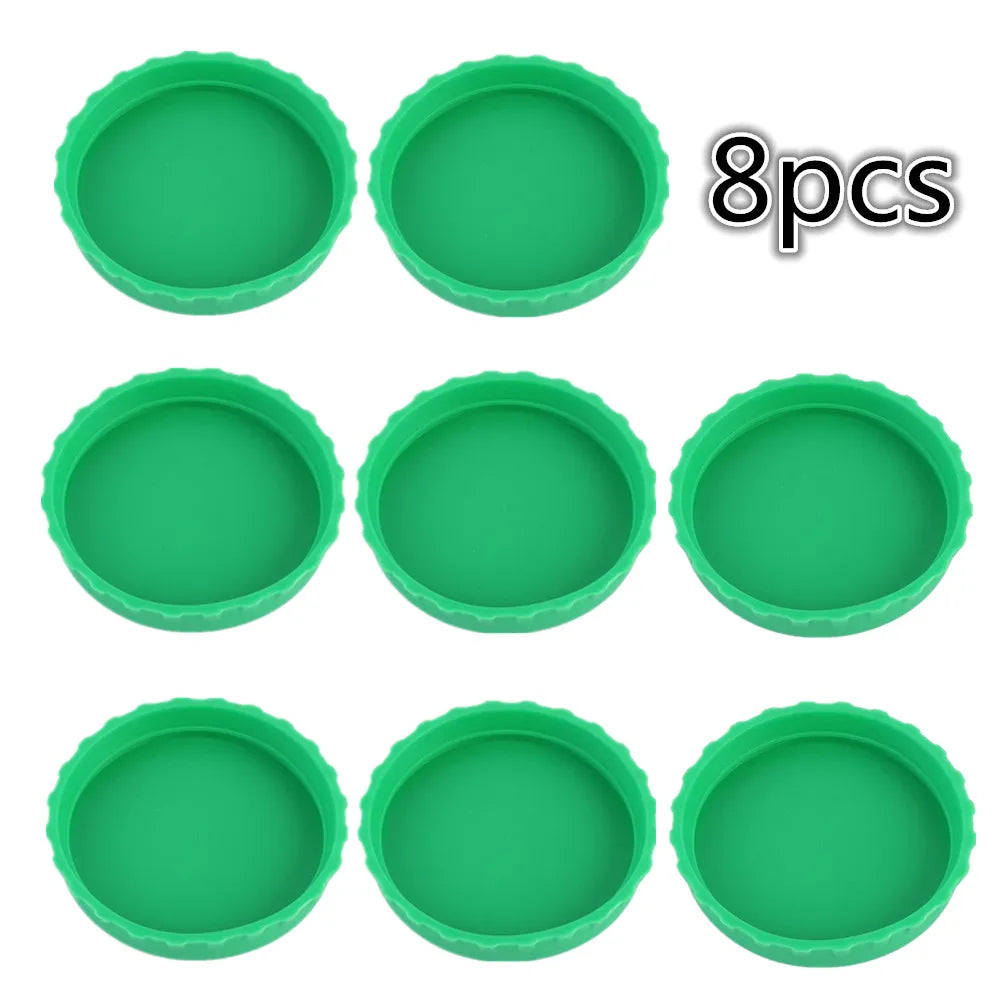 Reusable Beverage Can Covers - Silicone Soda Can Lids, Leak-Proof Sealing Protectors for Cans & Bottles